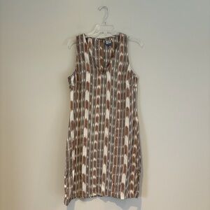 Kavu Brown and White Mini Dress